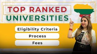 Top 3 Universities in Lithuania Every Indian Student Needs to Know