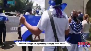 ULTIMA HORA: Managua militarizada. Policía secuestra a ciudadana.