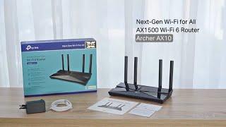 Setup Video : TP-Link AX1500  WiFi 6 Router Archer AX10