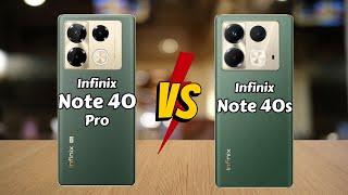 Infinix Note 40 Pro 5G vs Infinix Note 40s