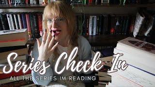 All the Book Series I'm Currently Reading ~ Book Series Check in