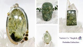 Genuine PREHNITE Crystal and PREHNITE Gemstone Jewellery for sale