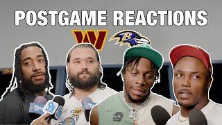 Commanders Players React After LOSS to Ravens | NFL Week 6