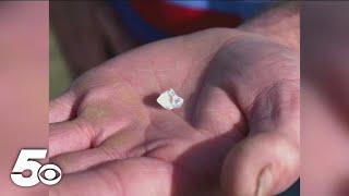 Arkansas man finds 4.87 carat diamond at Crater of Diamonds State Park