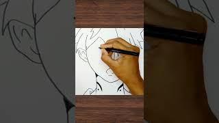 How to draw star girl #youtubeshorts #animestyle #landscapedrawing #art