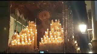 Nuestra Señora del Rosario entrando en la Calle Nueva. Semana Santa Cádiz 2019