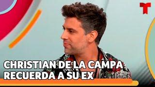 Christian de la Campa: Así reaccionó al embarazo de Cristina Eustace | Telemundo Entretenimiento