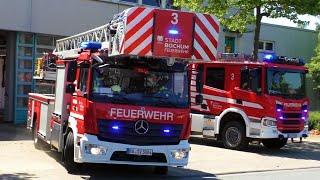 [EINSATZFAHRTEN FEUERWEHR BOCHUM] - Berufs- & Freiwillige Feuerwehr + Rettungsdienst auf Alarmfahrt!