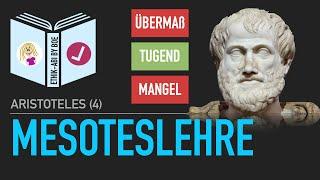 Aristoteles | Tugend als Mitte | Mesoteslehre/ Tugendlehre