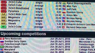 new world record! 3x3 singleaka the cubecomps clickbait