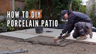 How to DIY Porcelain Patio | AD. Rock Unique