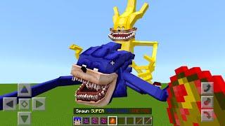 NEW Shin Sonic vs OLD Shin Sonic Mod ADDON UPDATE in MINECRAFT PE