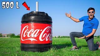 Biggest Coca-Cola Fountain- 500 Liters | Will It Work?