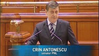 Parlamentul României - demisia lui Crin Antonescu