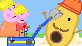 Pepp Pig lernt, mit Baggern Spaß zu haben | Peppa-Wutz Volle Episoden  Cartoons Für Kinder