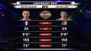 UFC Debut: Jim Miller vs David Baron | Free Fight