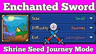 (Journey Mode) Enchanted Sword Shrine Seed Terraria Mobile 1.4.3