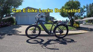 Not Trusting E-bike Locks!