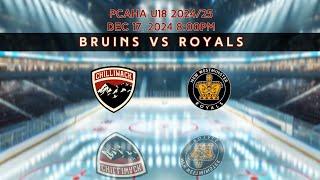 U18 Chilliwack Bruins vs New Westminster Royals - 2024-12-17