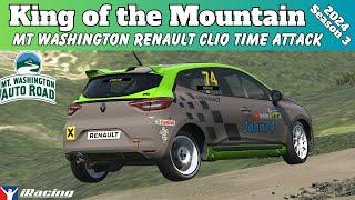 Going for No1 Overall - iRacing Time Attack Mt Washington Renault Clio - Lots of crashing involved.