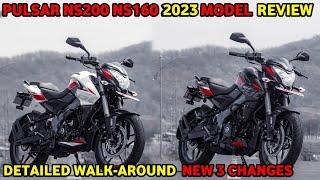 Bajaj Pulsar Ns200 Ns160 USD Forks 2023 Model Review || Ns200 USD Model || Ns160 USD  2023 Model