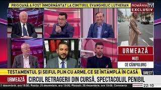 Victor Ciutacu, 14.11.2024. Moştenierea lui Prigoană, testamentul şi seiful cu arme