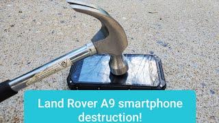 Land Rover A9 smartphone destruction