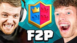 MEIN ERSTES MAL 2vs2 im TRYMACS F2P PROJEKT... (mit Randoms) | Clash Royale Deutsch