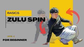 Bboy tutorial | Zulu Spin (footwork ) Tutorial for beginners by Bimal Rana