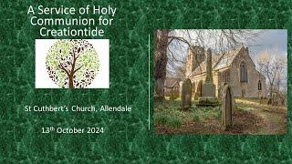 Harvest  Service from St Cuthbert's, Allendale.