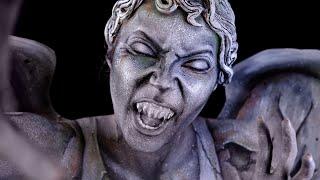 Weeping Angel Cosplay/ body paint. don't blink!