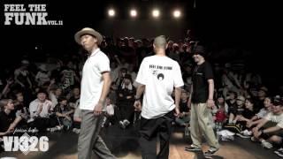 feel the funk vol.11 popping side semi final Hoan vsKite (팝핀사이드 4강 호안 vs 카이트)