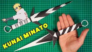 Cum sa faci un cutit din hartie Kunai Minato - Arme Ninja din Hartie