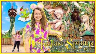 First Time in FANTASY SPRINGS at Tokyo DisneySea! EVERY Ride & Restaurant | TOKYO DISNEY June 2024