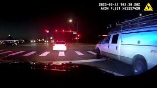 Parker police release dashcam of driver fleeing police prior to fatal hit-and-run