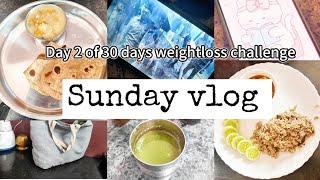 DAY 2 OF 30 DAYS WEIGHTLOSS CHALLENGE |SUNDAY SAMAYAL VLOG|CHICKEN KULAMBU|WHAT I ATE TO LOSE WEIGHT