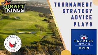 The Farmers Insurance Open  | DraftKings | Golf | PGA DFS Strategy | Picks | Thoughts | Advice