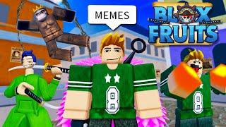 Roblox BLOX FRUITS Funny Moments #1 (MEMES)