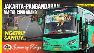 Blusukan Hindari Macet | Jakarta - Pangandaran by Gapuraning Rahayu R163 Patas AC 2-2 #NgetripSantuy