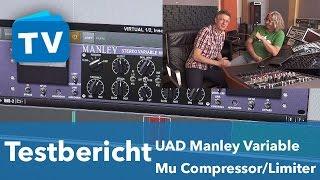 UAD Manley Variable Mu Plug-in VS Hardware Compressor Limiter