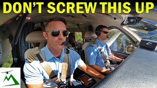 AWKWARD LANDING from the Right Seat on a Mountain Runway