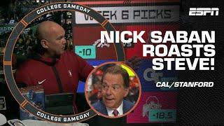 Nick Saban ROASTS Standford Steve over Stanford/Cal comment  | College GameDay