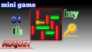 4th key Hamster Kombat mini game today Hamster Kombat #hamster