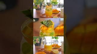 Mango pineapple #mocktail #music #drink #bartender #recipe #shortvideo #shots #shorts #short