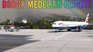  Avianca A319 into dodgy Medellin! ️ SEQM  SKMD ️