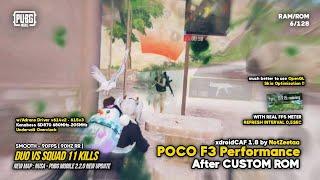 POCO F3 NUSA MAP TEST 90FPS PERFORMANCE AFTER CUSTOM ROM ‼️| PUBG MOBILE New Update Test #9