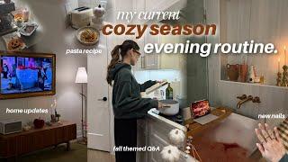 COZY SEASON evening routine  | relaxing evening at home, new recipes, pumpkin painting, self care