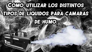 Como utilizar una maquina de humo con distintos líquidos.