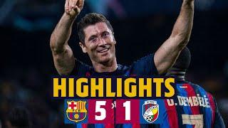  HIGHLIGHTS I BARÇA 5-1 VIKTORIA PLZEN I LEWANDOWSKI HAT-TRICK