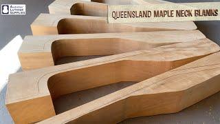 Queensland Maple Guitar Neck Blanks from Australian Luthier Supplies